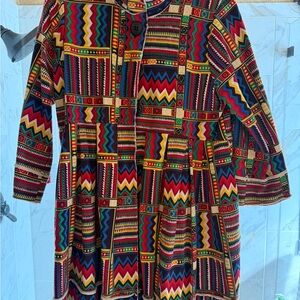 Ivy Jane Multicolor Zigzag Dress